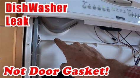 kenmore dishwasher leaking from bottom of door|Kenmore Dishwasher Repair